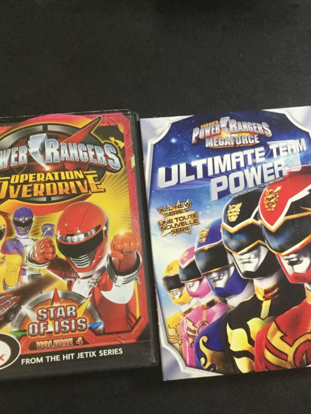 2 Power Ranger DVD's both in good condition